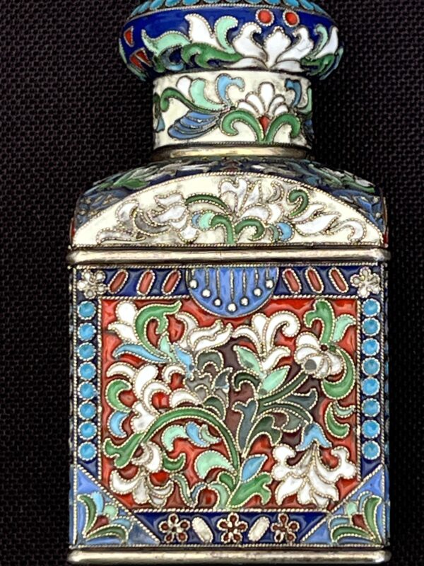 Stunning Cloisonné Enamel Tea Caddy