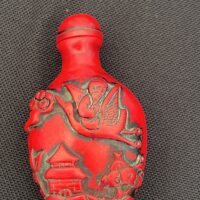 Vintage Red Horse Snuff Bottle - Image 4