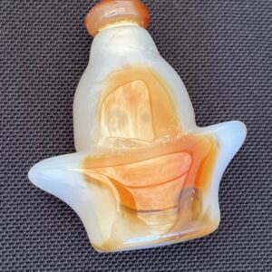 Handmade Agate Bottle Figurine