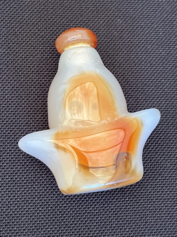Handmade Agate Bottle Figurine