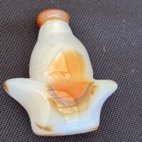 Handmade Agate Bottle Figurine - Image 2