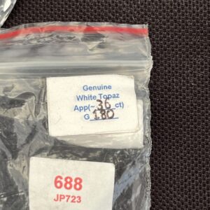 Genuine White Topaz Gemstone