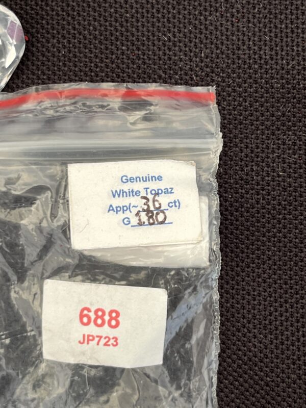 Genuine White Topaz Gemstone