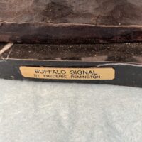Buffalo Signal Sculpture by Frederic Remington - Image 4