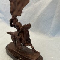 Buffalo Signal Sculpture by Frederic Remington - Image 5